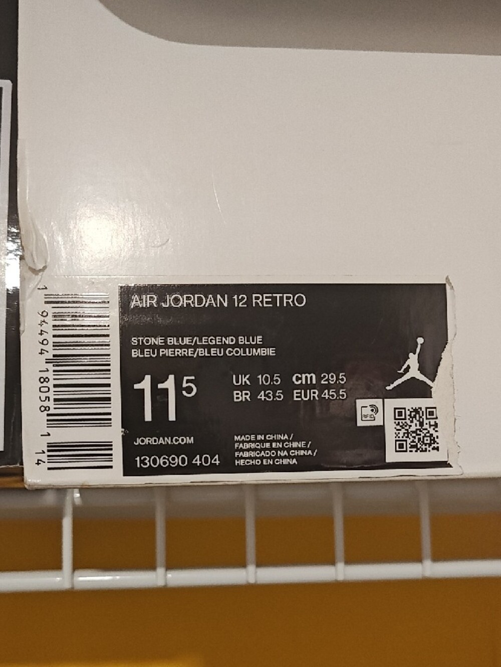 DS Jordan 12 Indigo 11.5 OG All Release Day Pair - Picture 12 of 12